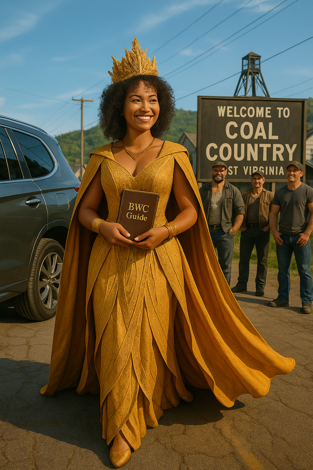 Jenna Beck the African Queen arrives in coal country